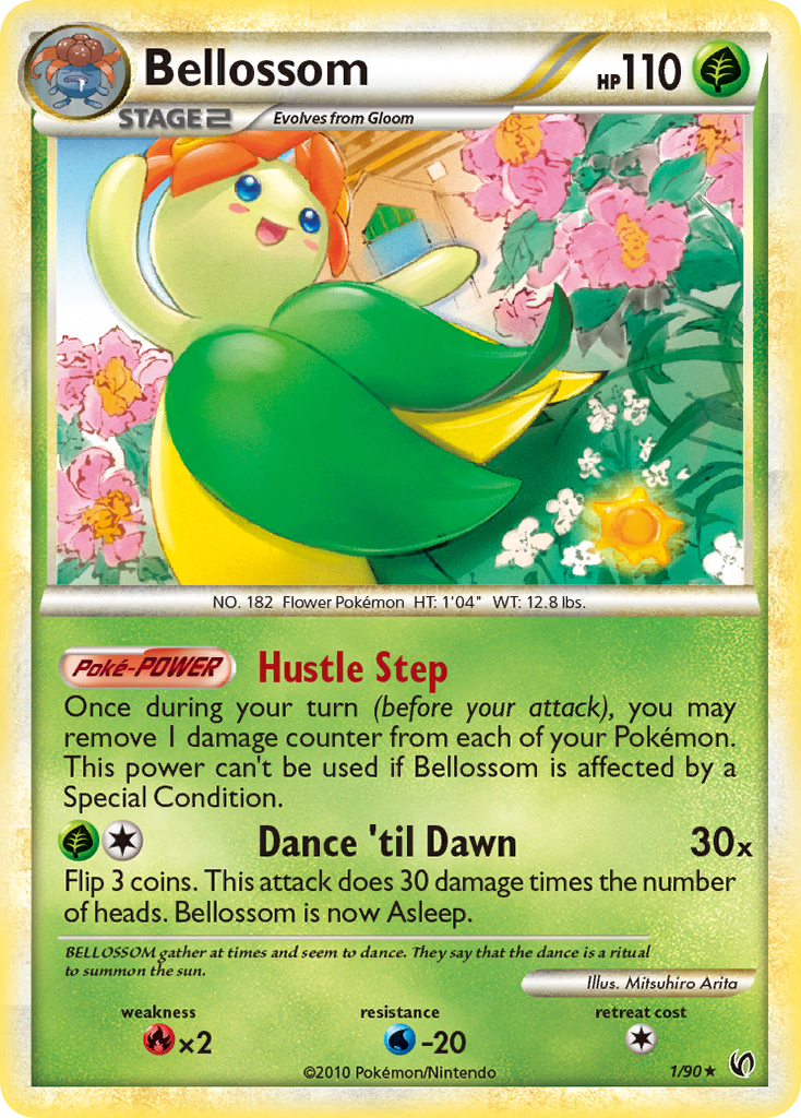 Bellossom (1/90) [HeartGold & SoulSilver: Undaunted] | Golgari Games