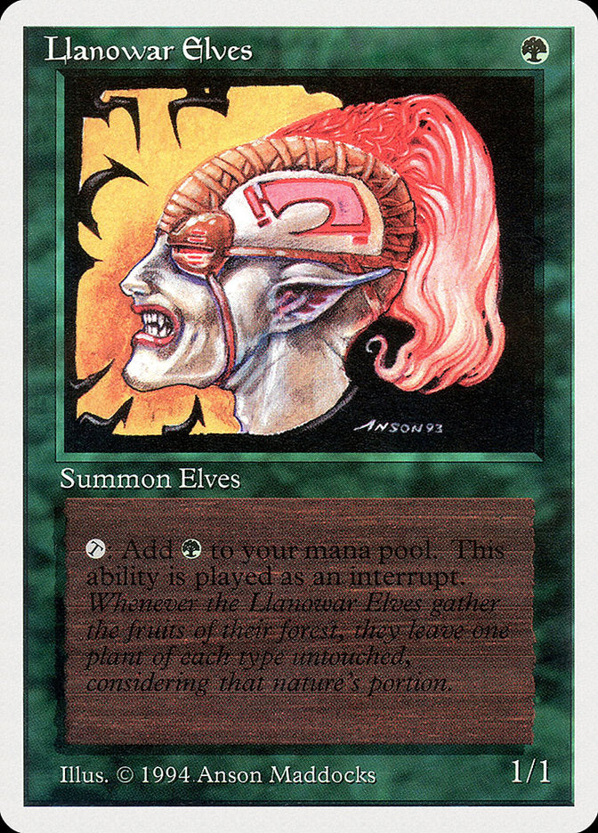 Llanowar Elves [Summer Magic / Edgar] | Local Legends