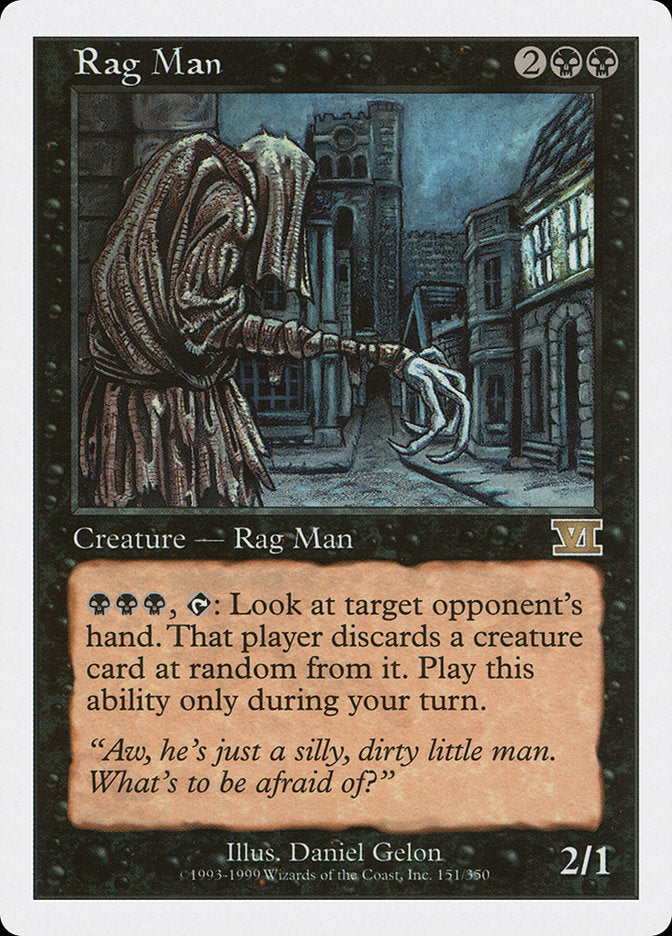 Rag Man [Classic Sixth Edition] | Golgari Games