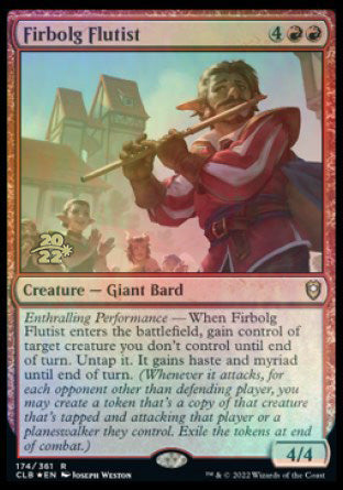 Firbolg Flutist [Commander Legends: Battle for Baldur's Gate Prerelease Promos] | Local Legends