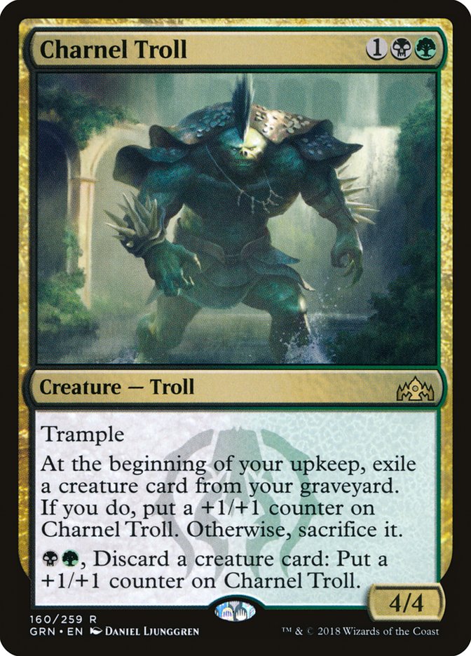 Charnel Troll [Guilds of Ravnica] | Golgari Games