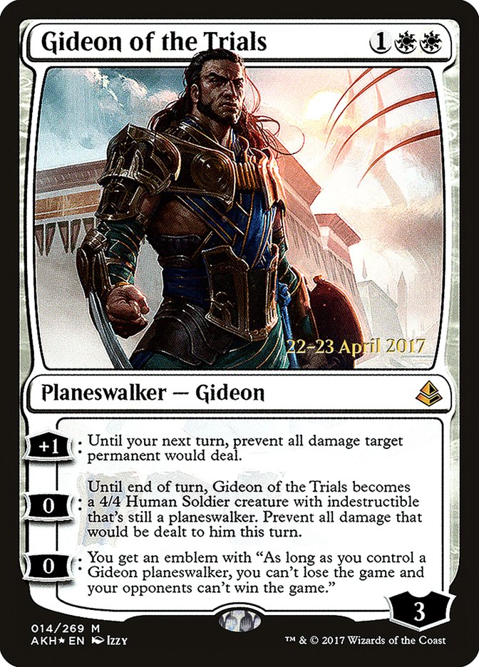 Gideon of the Trials [Amonkhet Prerelease Promos] | Golgari Games