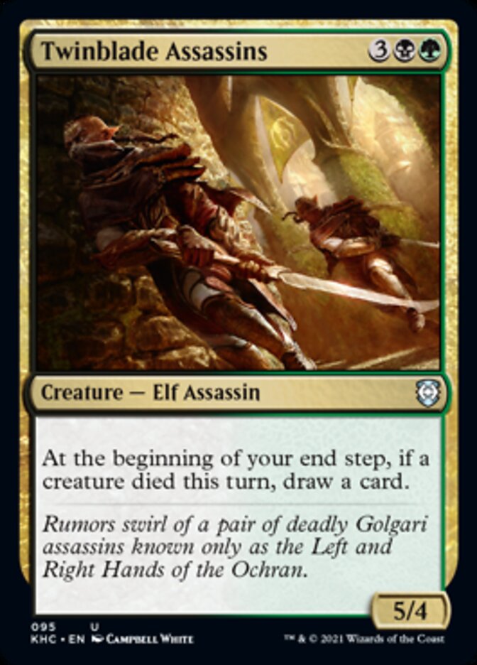 Twinblade Assassins [Kaldheim Commander] | Golgari Games