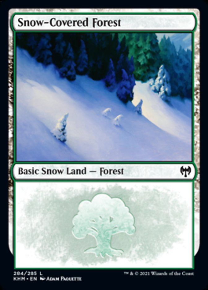 Snow-Covered Forest (284) [Kaldheim] | Golgari Games