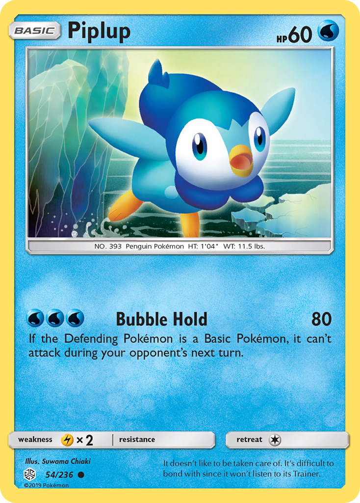 Piplup (54/236) [Sun & Moon: Cosmic Eclipse] | Golgari Games