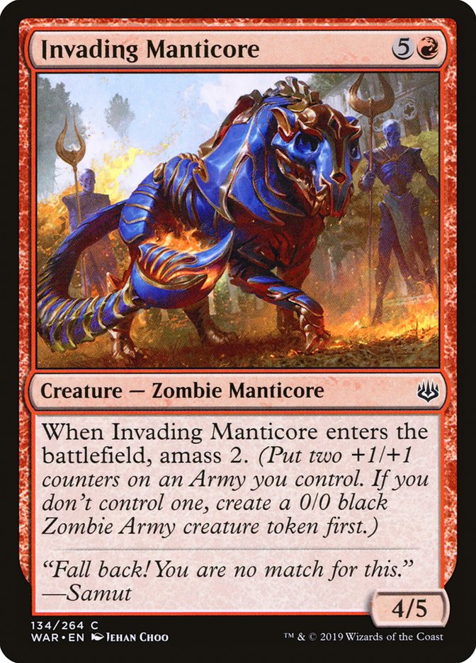 Invading Manticore [War of the Spark] | Local Legends