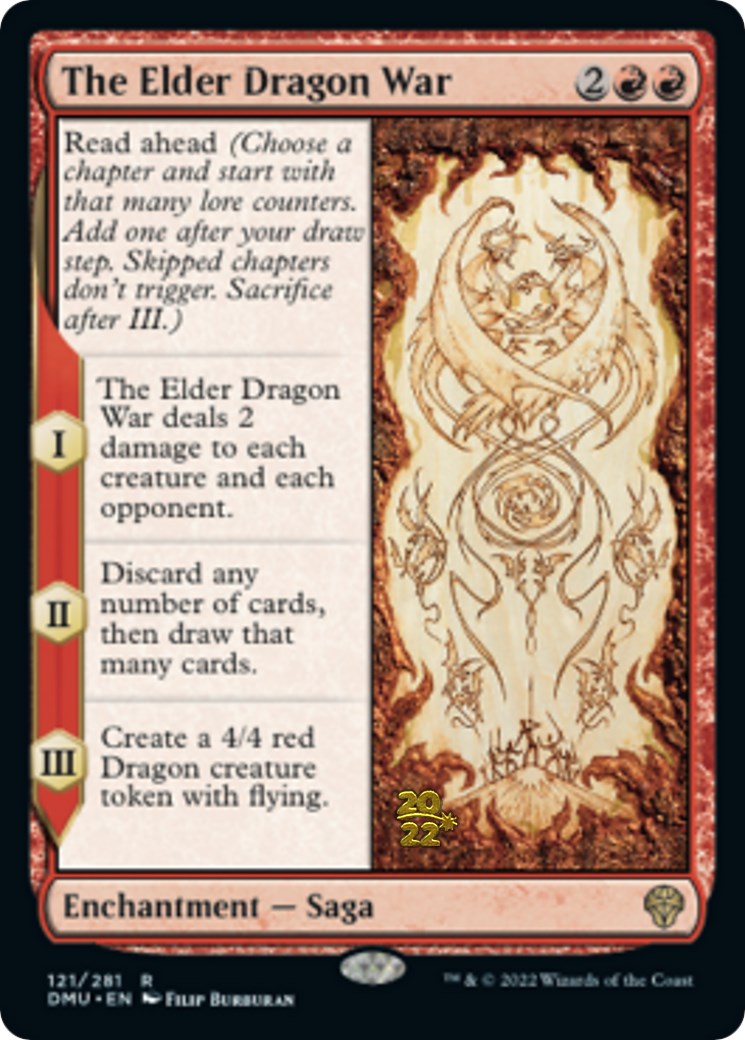 The Elder Dragon War [Dominaria United Prerelease Promos] | Golgari Games