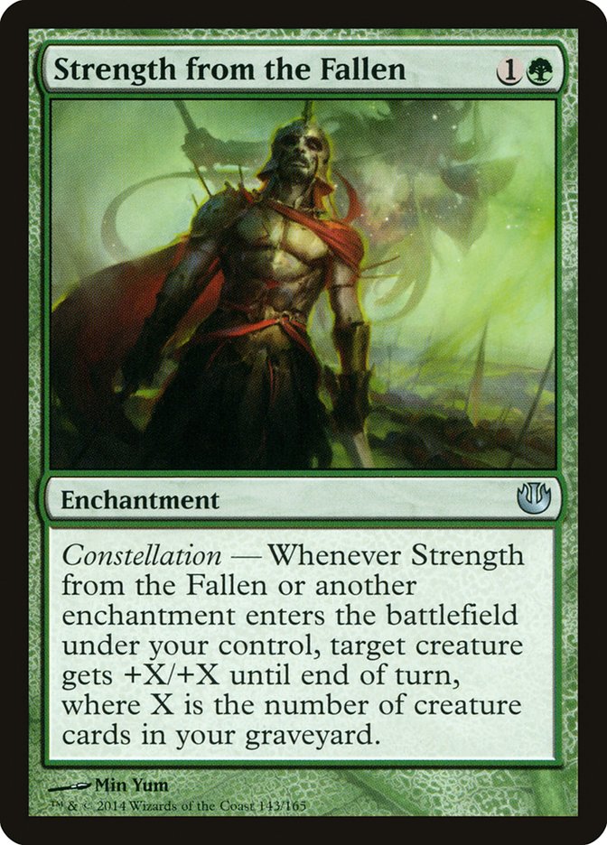 Strength from the Fallen [Journey into Nyx] | Golgari Games