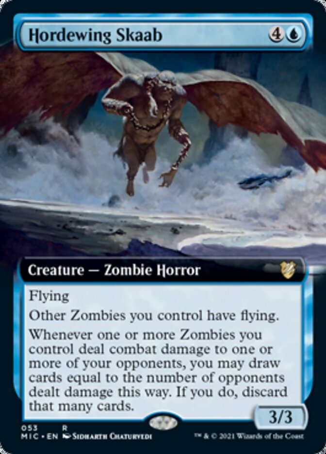 Hordewing Skaab (Extended Art) [Innistrad: Midnight Hunt Commander] | Local Legends