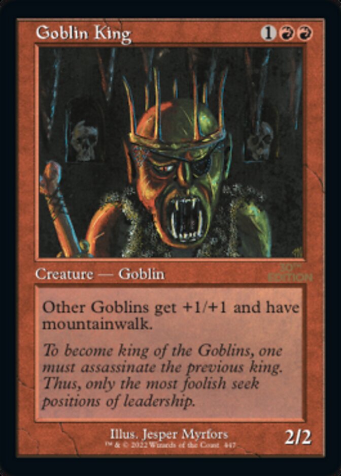 Goblin King (Retro) [30th Anniversary Edition] | Local Legends