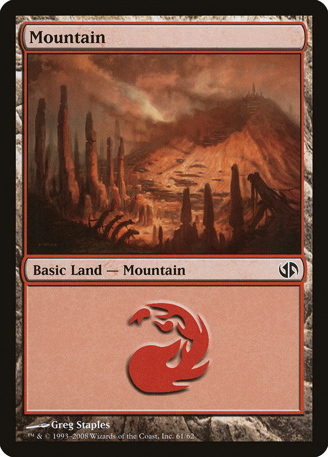 Mountain (61) [Duel Decks: Jace vs. Chandra] | Local Legends