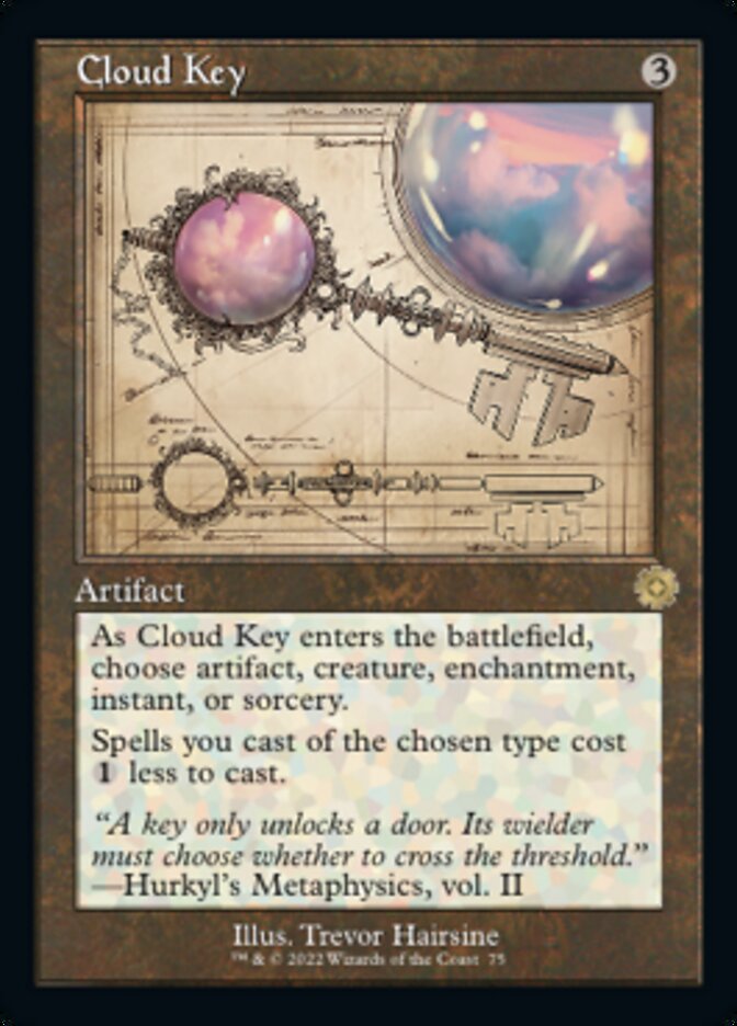 Cloud Key (Retro Schematic) [The Brothers' War Retro Artifacts] | Golgari Games