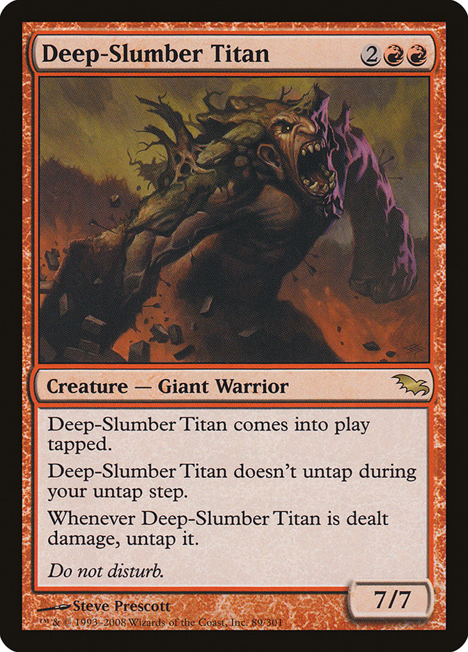 Deep-Slumber Titan [Shadowmoor] | Local Legends