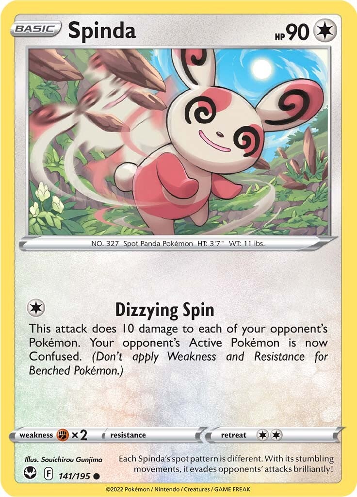 Spinda (141/195) [Sword & Shield: Silver Tempest] | Golgari Games