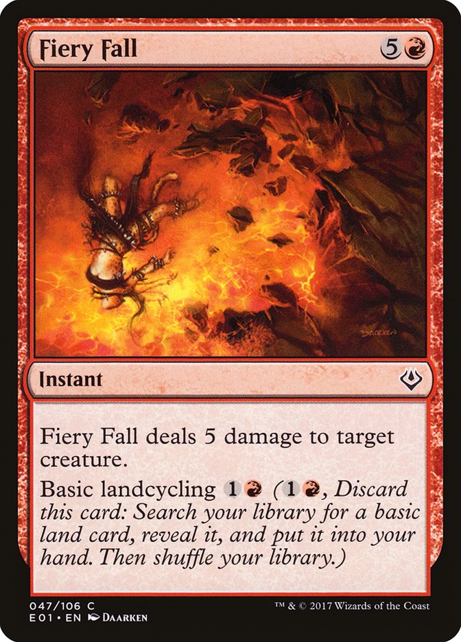 Fiery Fall [Archenemy: Nicol Bolas] | Golgari Games