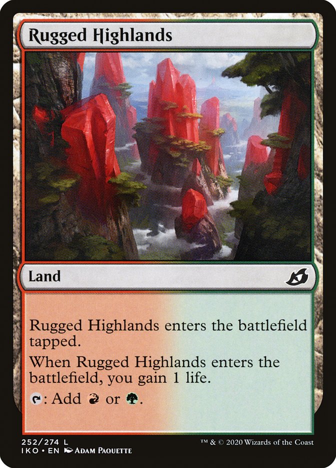 Rugged Highlands [Ikoria: Lair of Behemoths] | Golgari Games