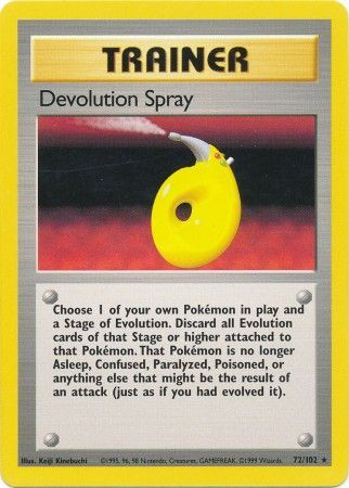 Devolution Spray (72/102) [Base Set Unlimited] | Golgari Games