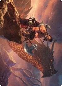 Dragonkin Berserker Art Card [Kaldheim Art Series] | Local Legends