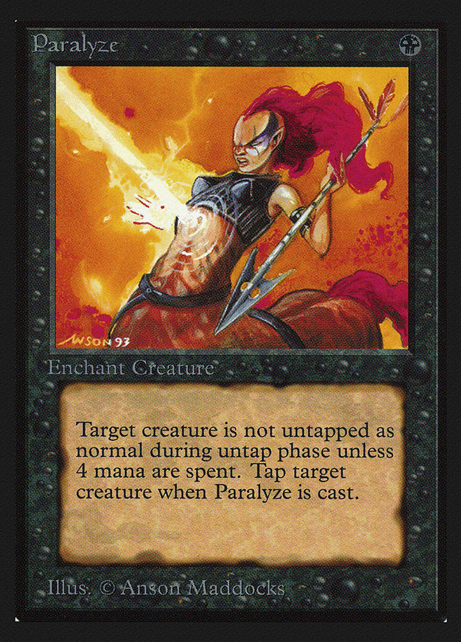 Paralyze [Collectors' Edition] | Golgari Games