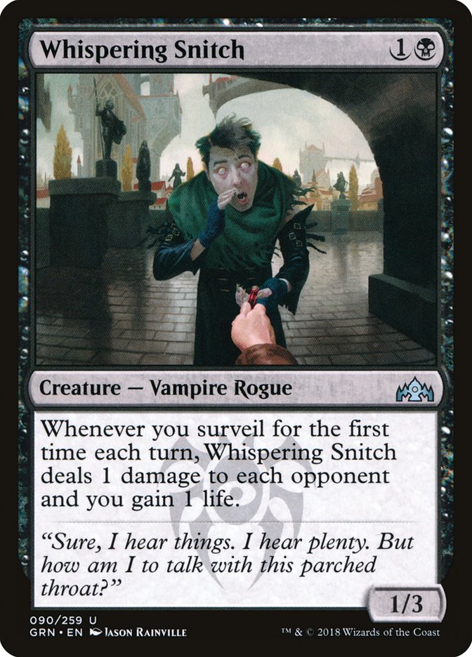 Whispering Snitch [Guilds of Ravnica] | Golgari Games