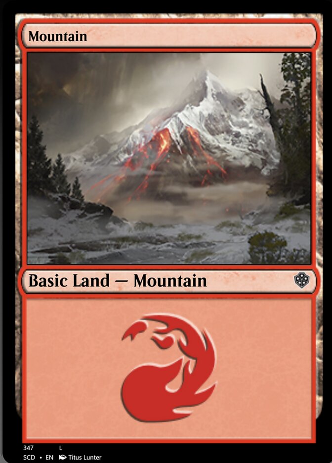 Mountain (347) [Starter Commander Decks] | Golgari Games