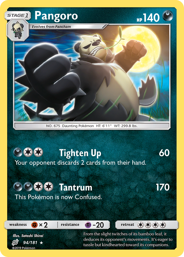 Pangoro (94/181) [Sun & Moon: Team Up] | Golgari Games