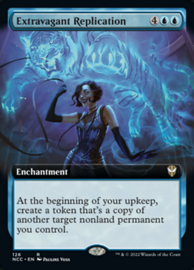 Extravagant Replication (Extended Art) [Streets of New Capenna Commander] | Local Legends