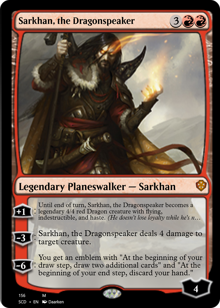 Sarkhan, the Dragonspeaker [Starter Commander Decks] | Local Legends