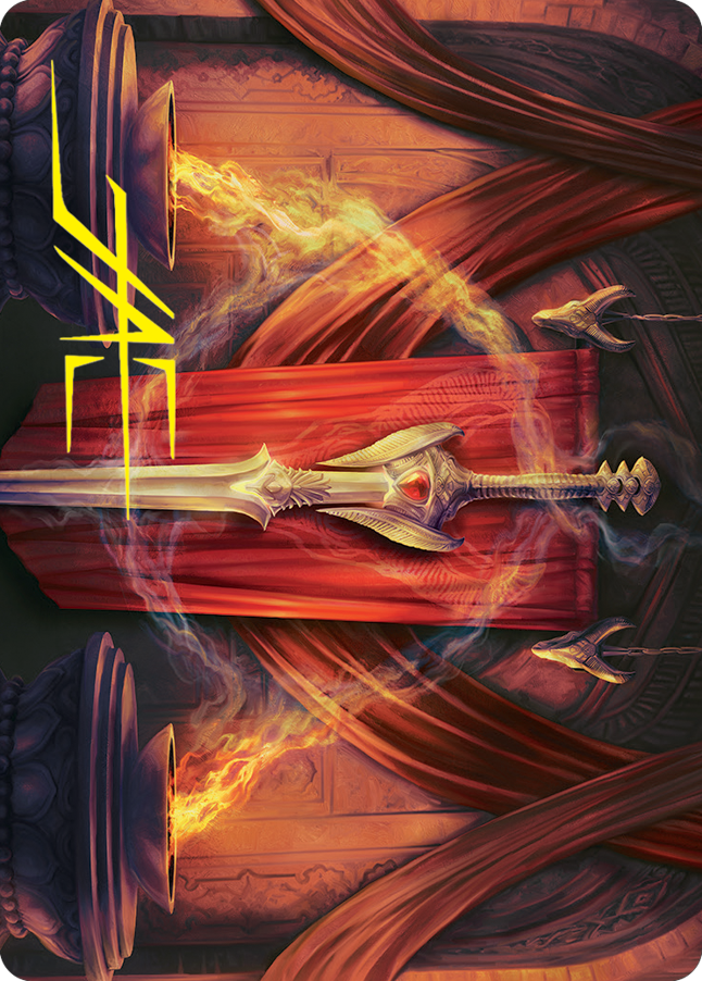 Ramosian Greatsword Art Card (Gold-Stamped Signature) [March of the Machine Art Series] | Local Legends