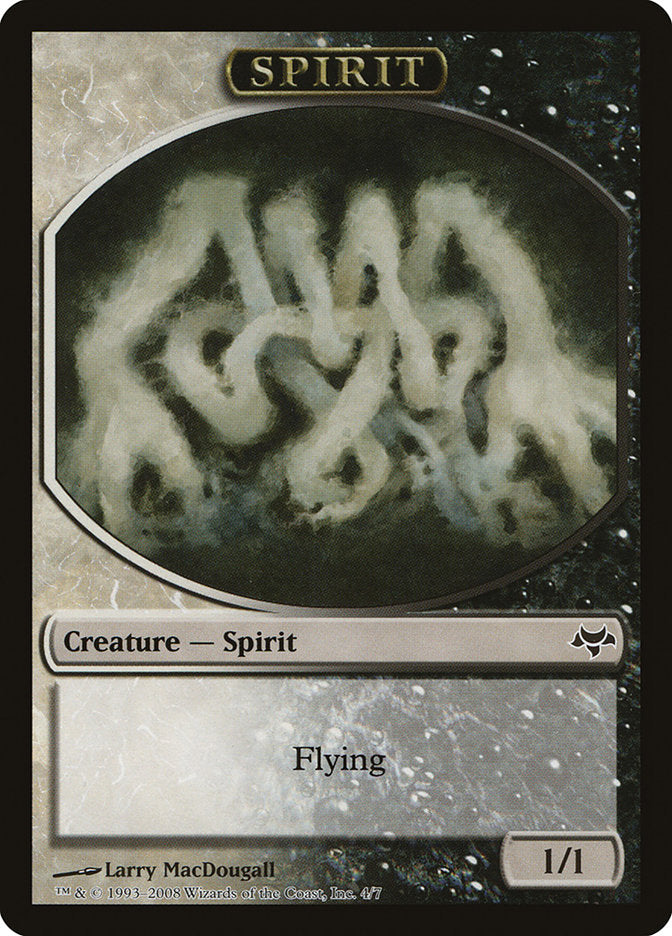 Spirit Token [Eventide Tokens] | Golgari Games