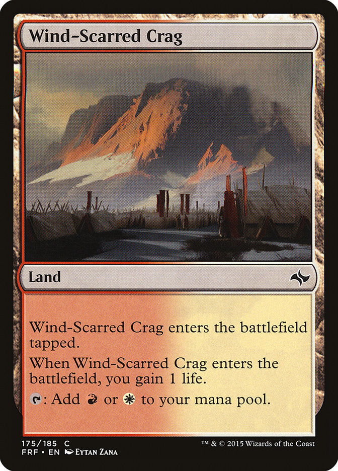 Wind-Scarred Crag [Fate Reforged] | Golgari Games