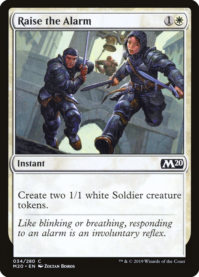 Raise the Alarm [Core Set 2020] | Local Legends
