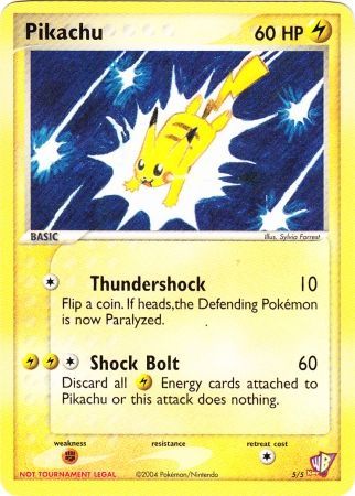 Pikachu (5/5) [Kids WB Promos] | Local Legends