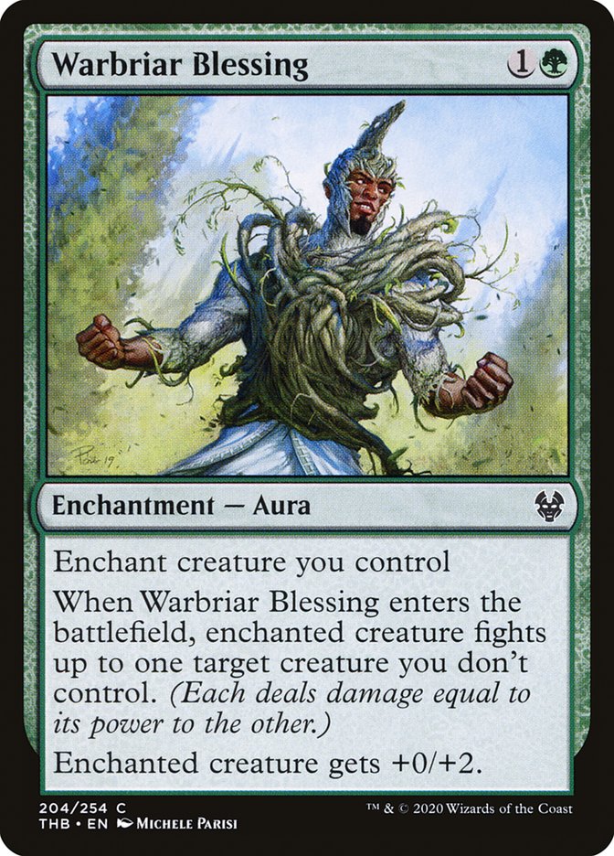 Warbriar Blessing [Theros Beyond Death] | Golgari Games