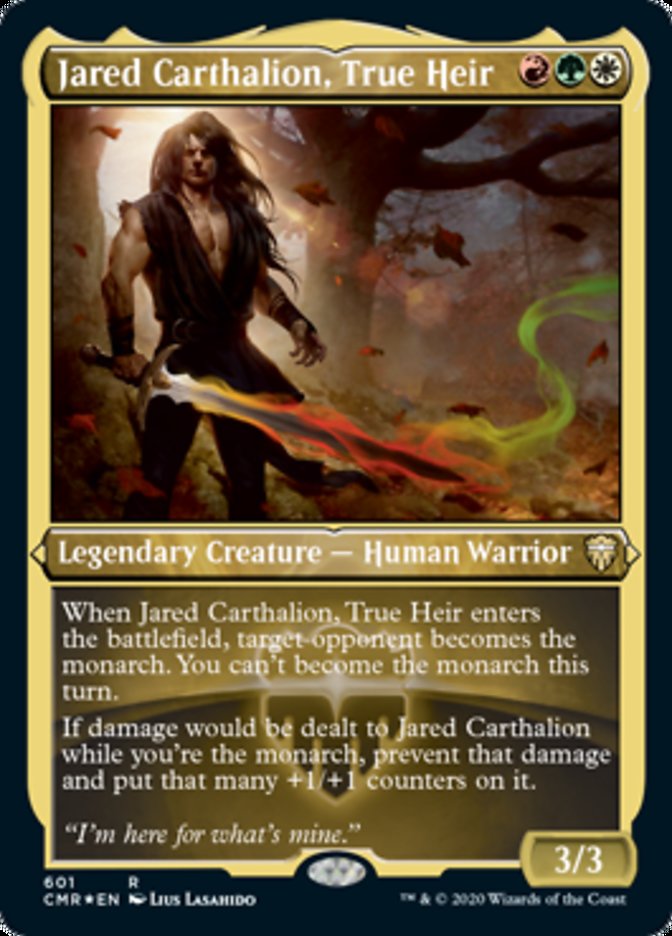 Jared Carthalion, True Heir (Etched) [Commander Legends] | Local Legends