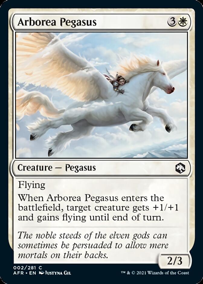 Arborea Pegasus [Dungeons & Dragons: Adventures in the Forgotten Realms] | Golgari Games