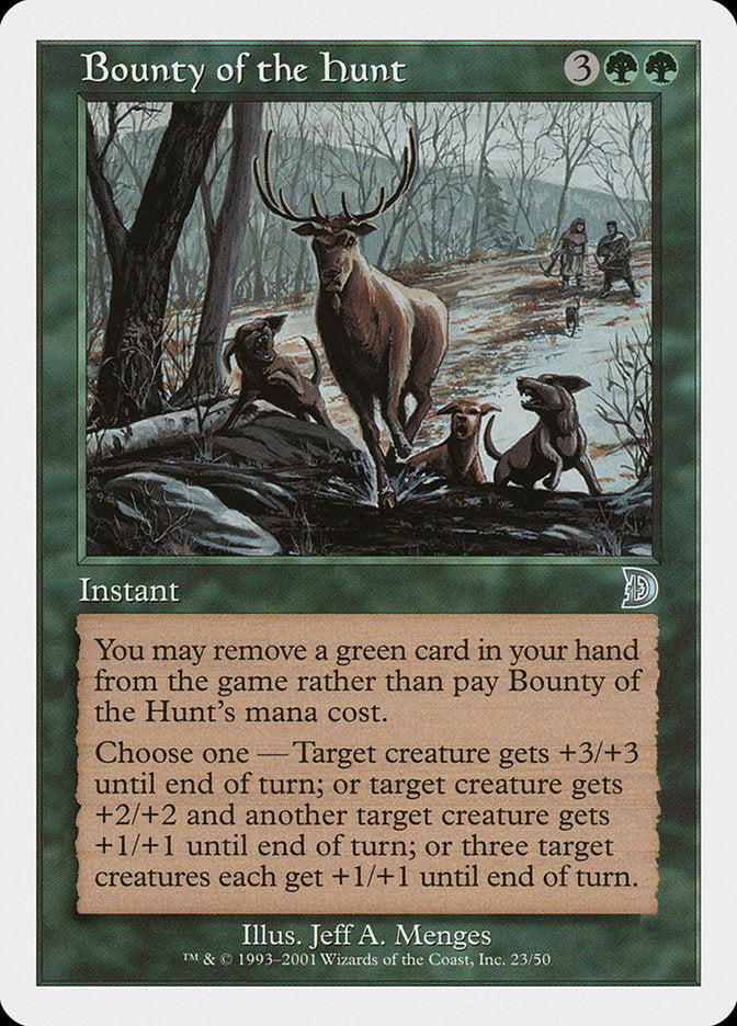 Bounty of the Hunt [Deckmasters] | Golgari Games