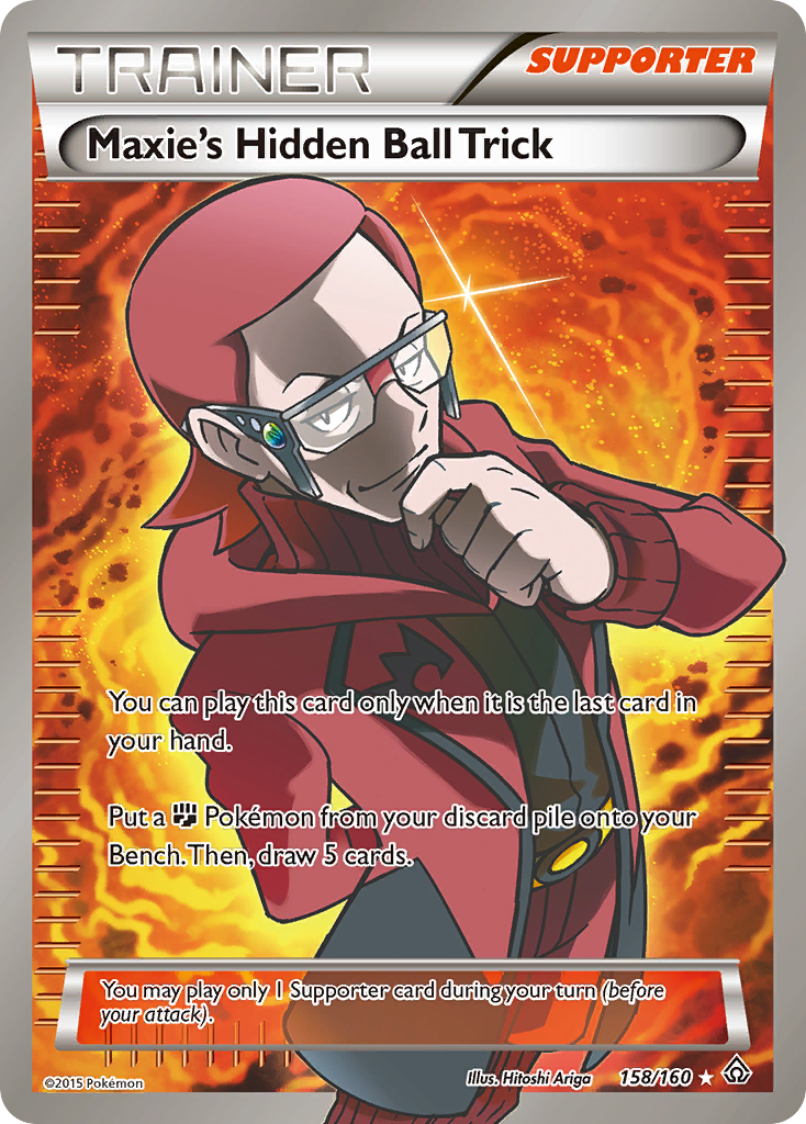 Maxie's Hidden Ball Trick (158/160) [XY: Primal Clash] | Golgari Games