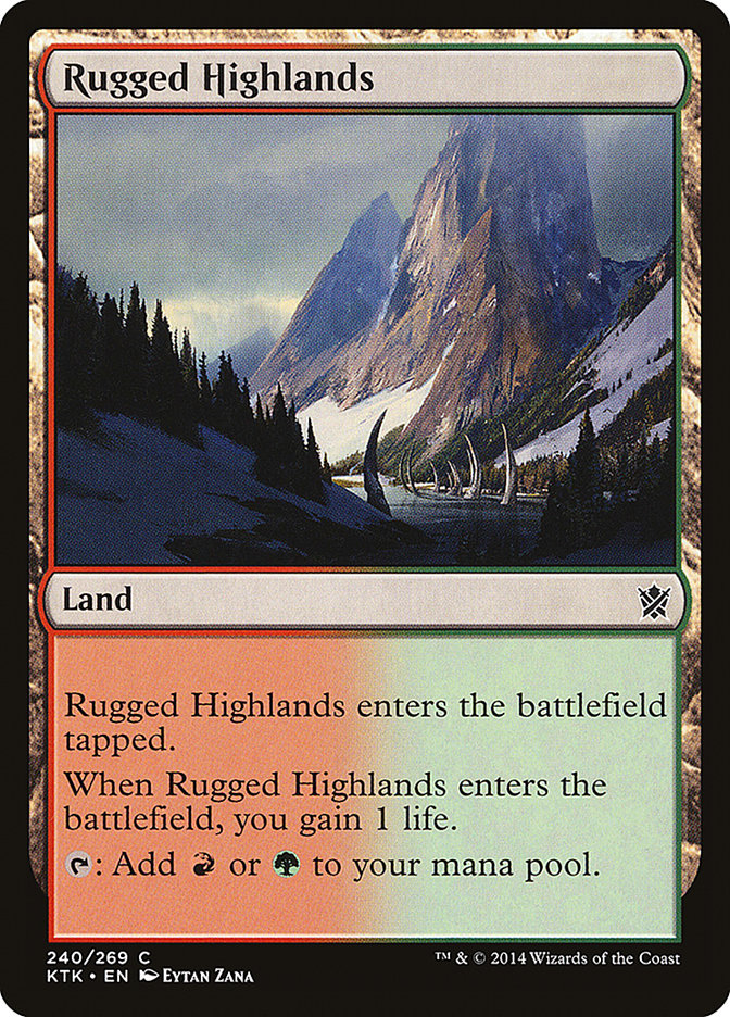 Rugged Highlands [Khans of Tarkir] | Local Legends
