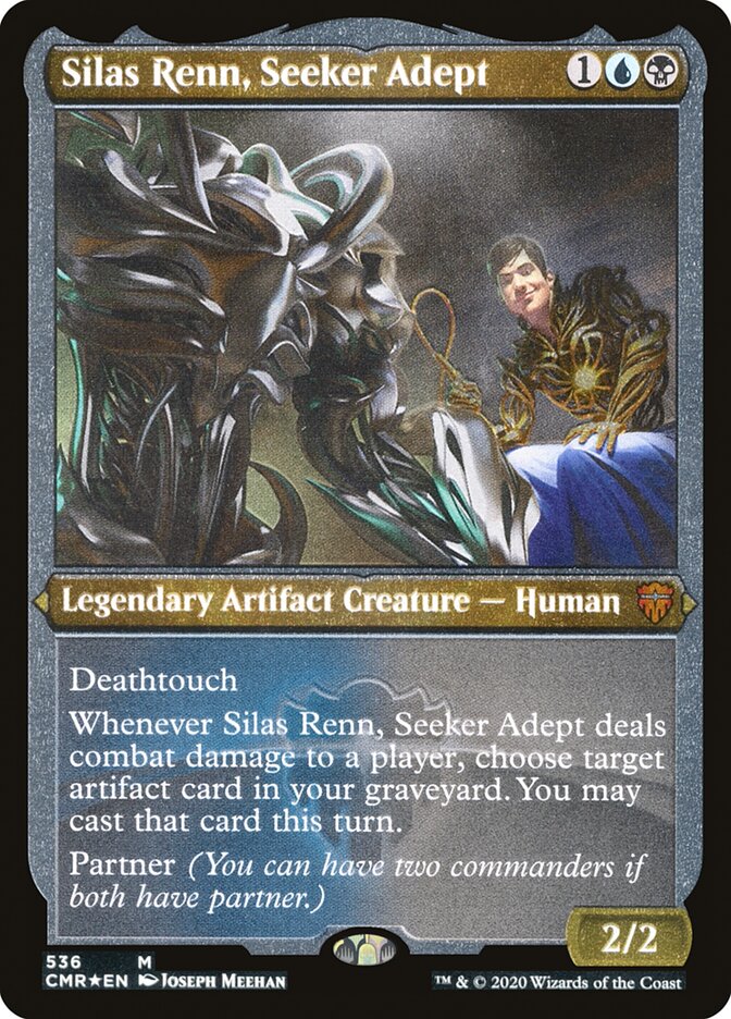 Silas Renn, Seeker Adept (Etched) [Commander Legends] | Local Legends