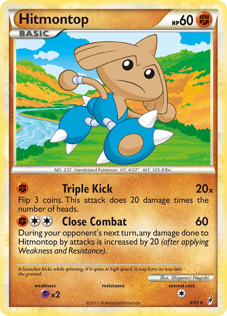 Hitmontop (8/95) (Theme Deck Exclusive) [HeartGold & SoulSilver: Call of Legends] | Golgari Games