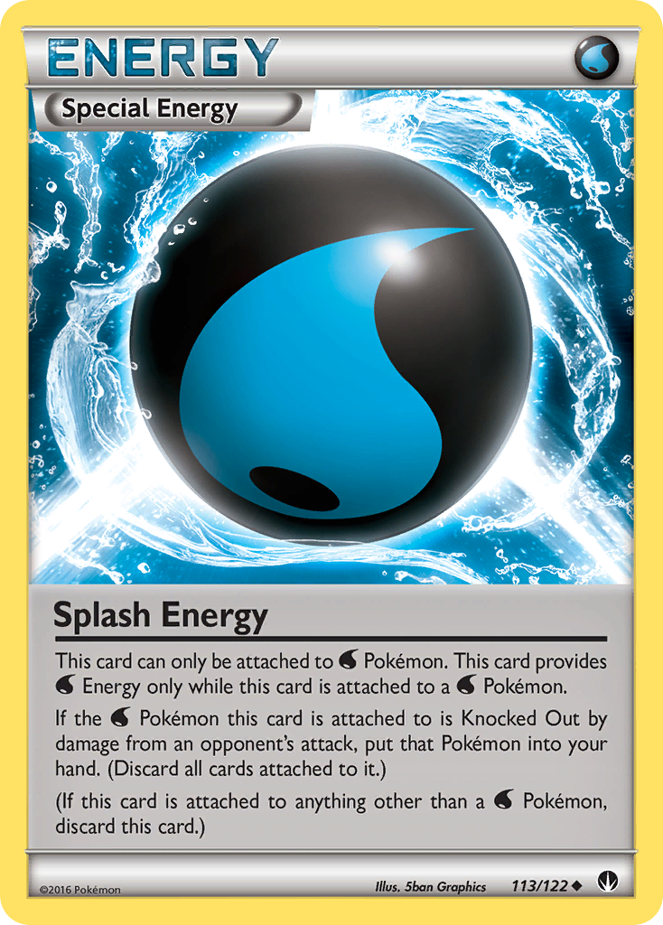 Splash Energy (113/122) [XY: BREAKpoint] | Golgari Games