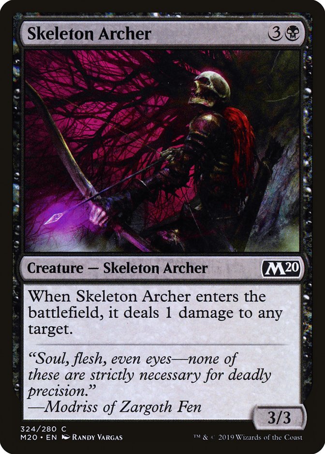 Skeleton Archer [Core Set 2020] | Golgari Games