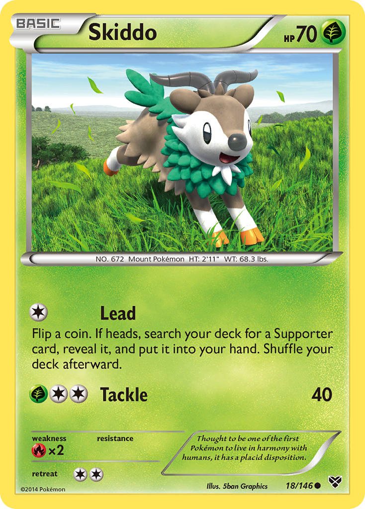 Skiddo (18/146) [XY: Base Set] | Golgari Games