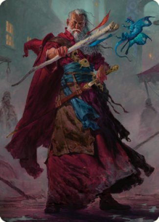 Elminster Art Card (64) [Commander Legends: Battle for Baldur's Gate Art Series] | Local Legends
