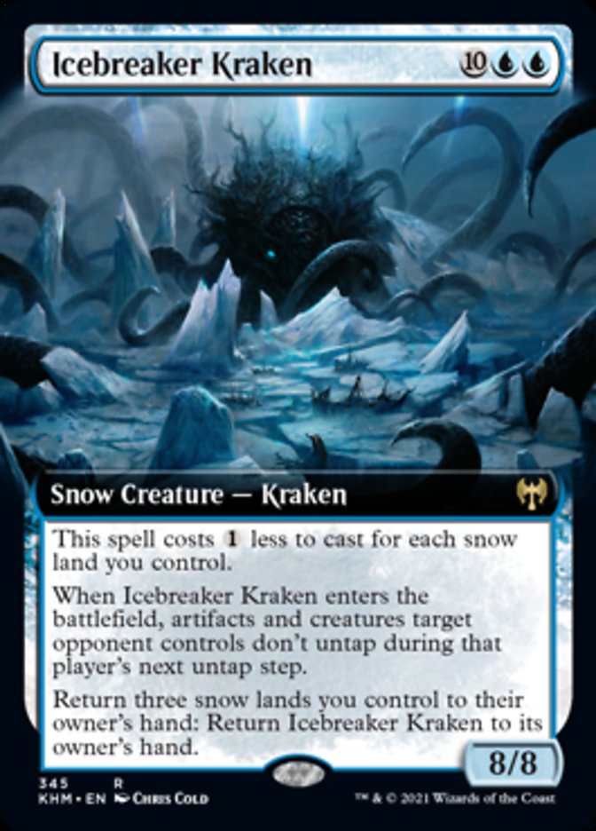 Icebreaker Kraken (Extended Art) [Kaldheim] | Local Legends