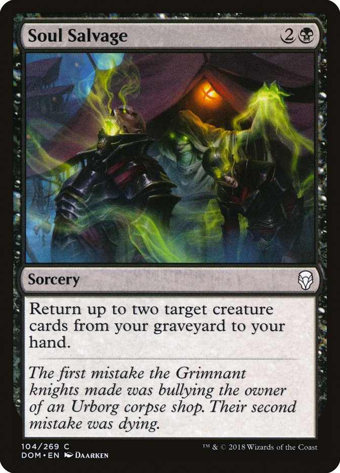 Soul Salvage [Dominaria] | Local Legends