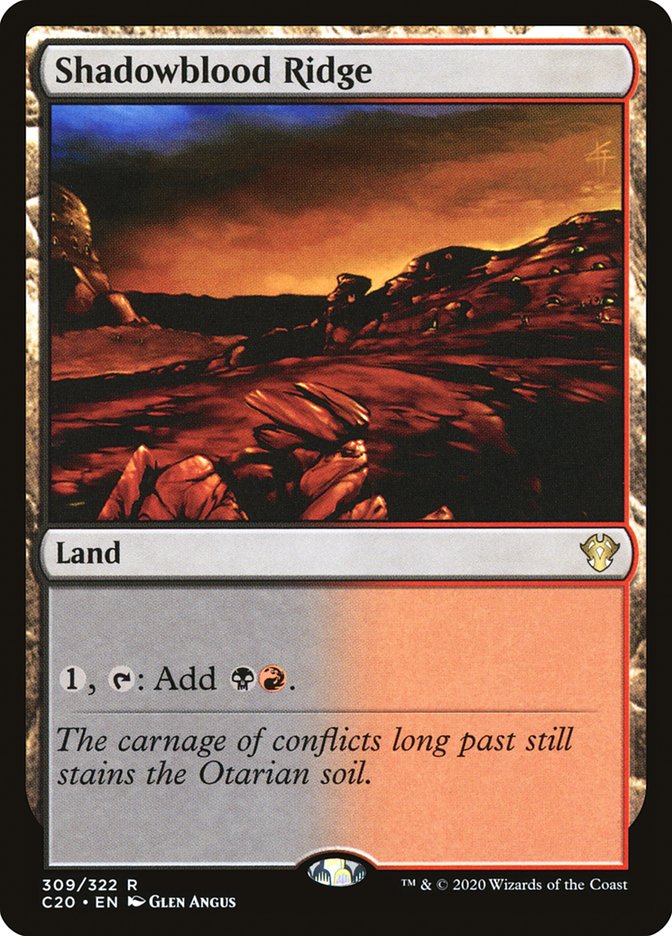 Shadowblood Ridge [Commander 2020] | Local Legends