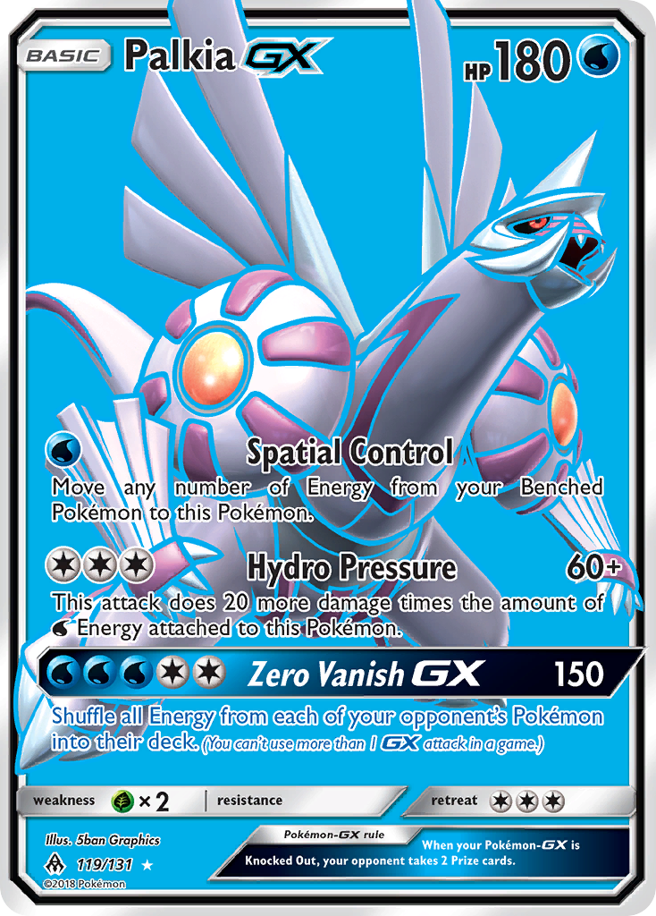 Palkia GX (119/131) [Sun & Moon: Forbidden Light] | Golgari Games