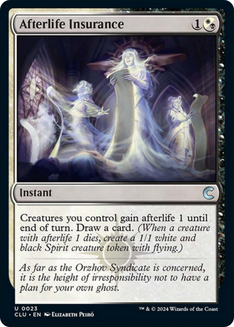 Afterlife Insurance [Ravnica: Clue Edition] | Local Legends